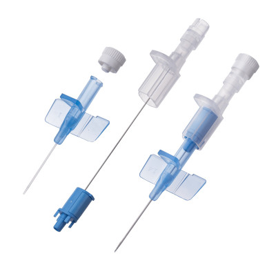 Safety IV Cannula with wings, without injection port