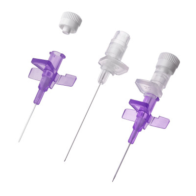 Pediatric IV Cannula with small wings, without injection port