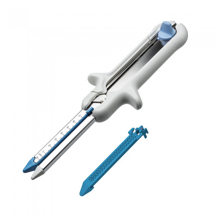 Linear Cutter Staplers with cutting knife integrated in the reload
