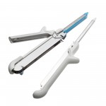 Linear Cutter Staplers with cutting knife integrated in the reload