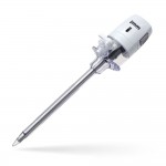 Optical trocars with ribbed canulla 5 mm