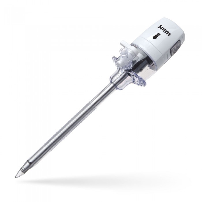 Optical trocars with ribbed canulla 5 mm