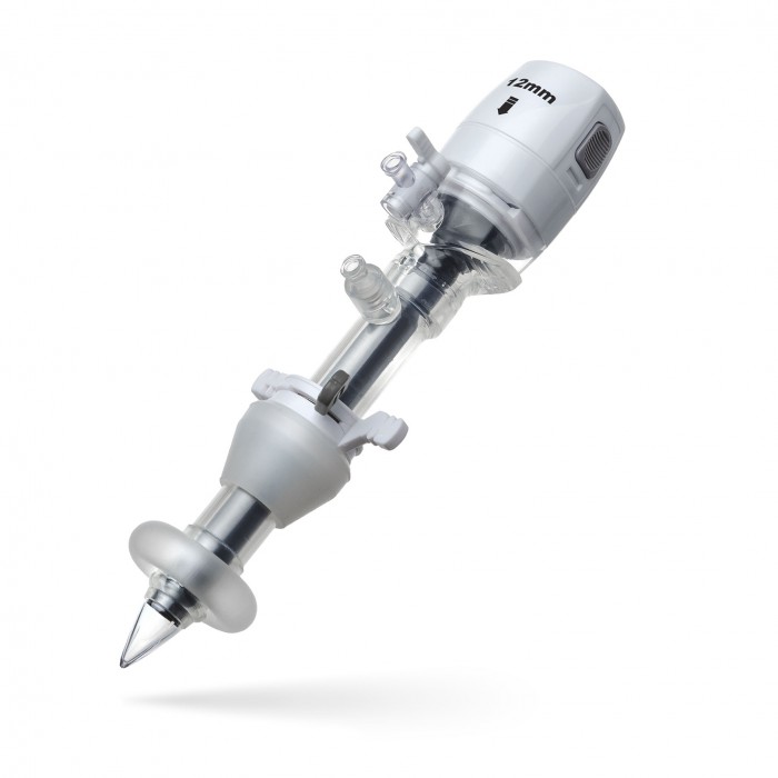 Optical trocars with silicone ring