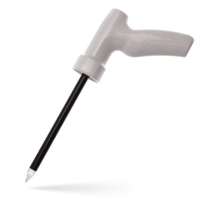 Optical trocars with pistol grip